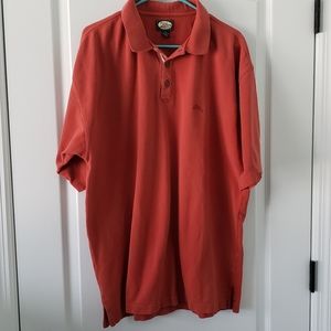 Tommy Bahama Relax Men's Polo Shirt Rust Orange XL Very Nice Cond